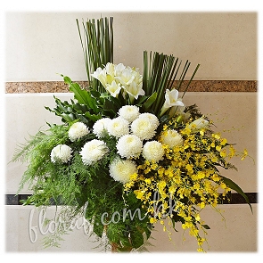 F63	哀思悼念 喪事花籃